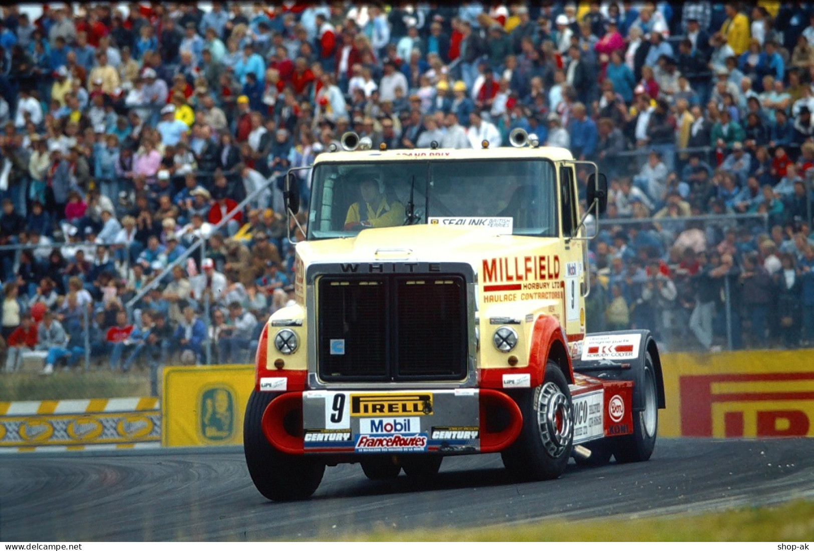 Dia0284/ 12 X DIA Foto LKW Truck Grand-Prix Nürburgring 1989 - KFZ