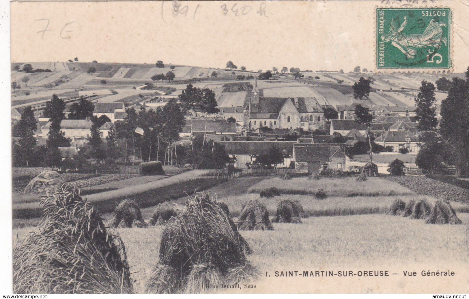 89-SAINT MARTIN SUR OREUSE VUE GENERALE - Autres & Non Classés