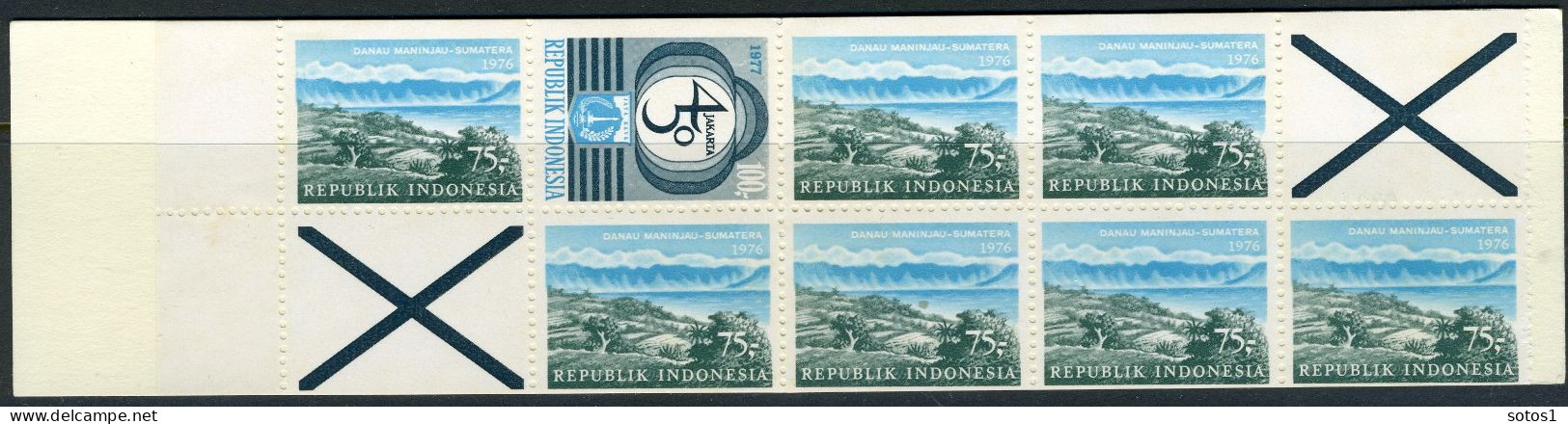 INDONESIE: Boekje 2a MNH 1978 - 7 X 75 Rp, 1 X 100 Rp - Indonesia