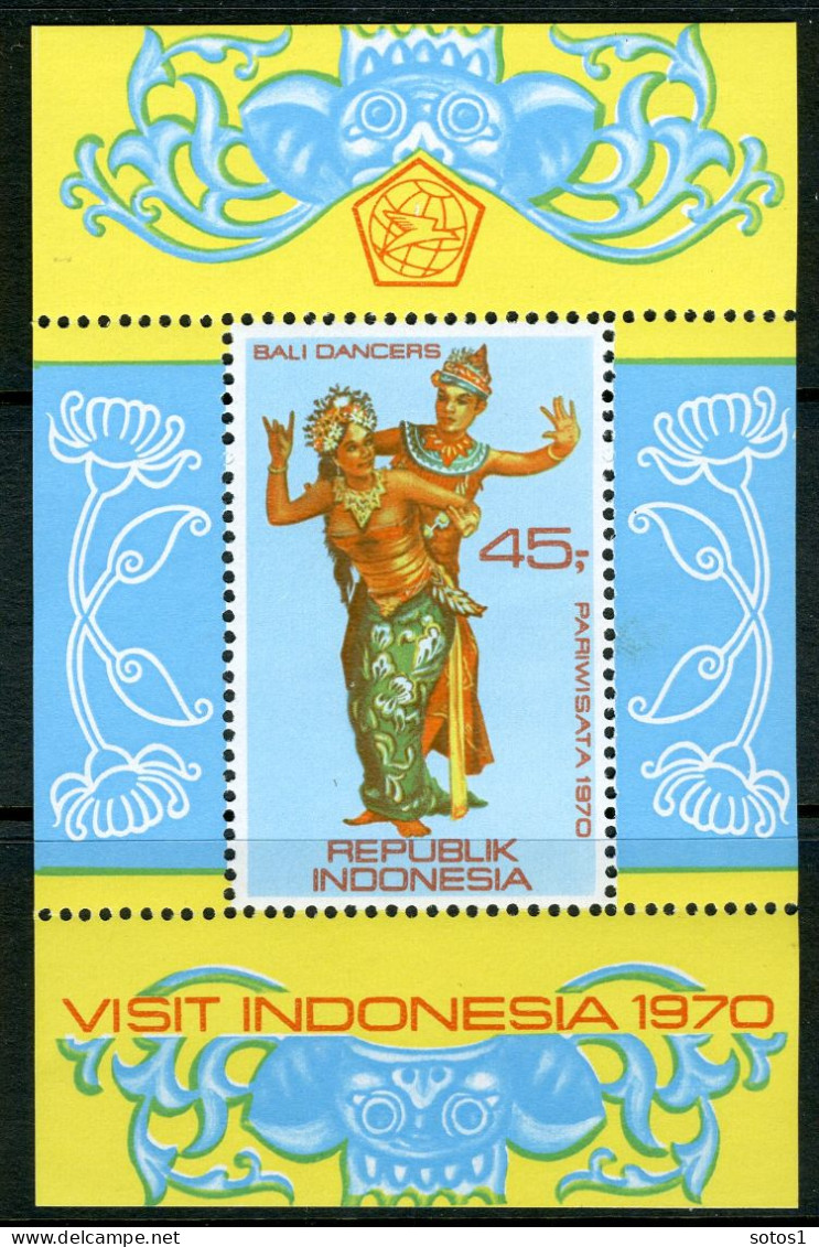 INDONESIE: ZB 681 MNH Blok 16 1970 Stimulering Van Het Toerisme -2 - Indonesien