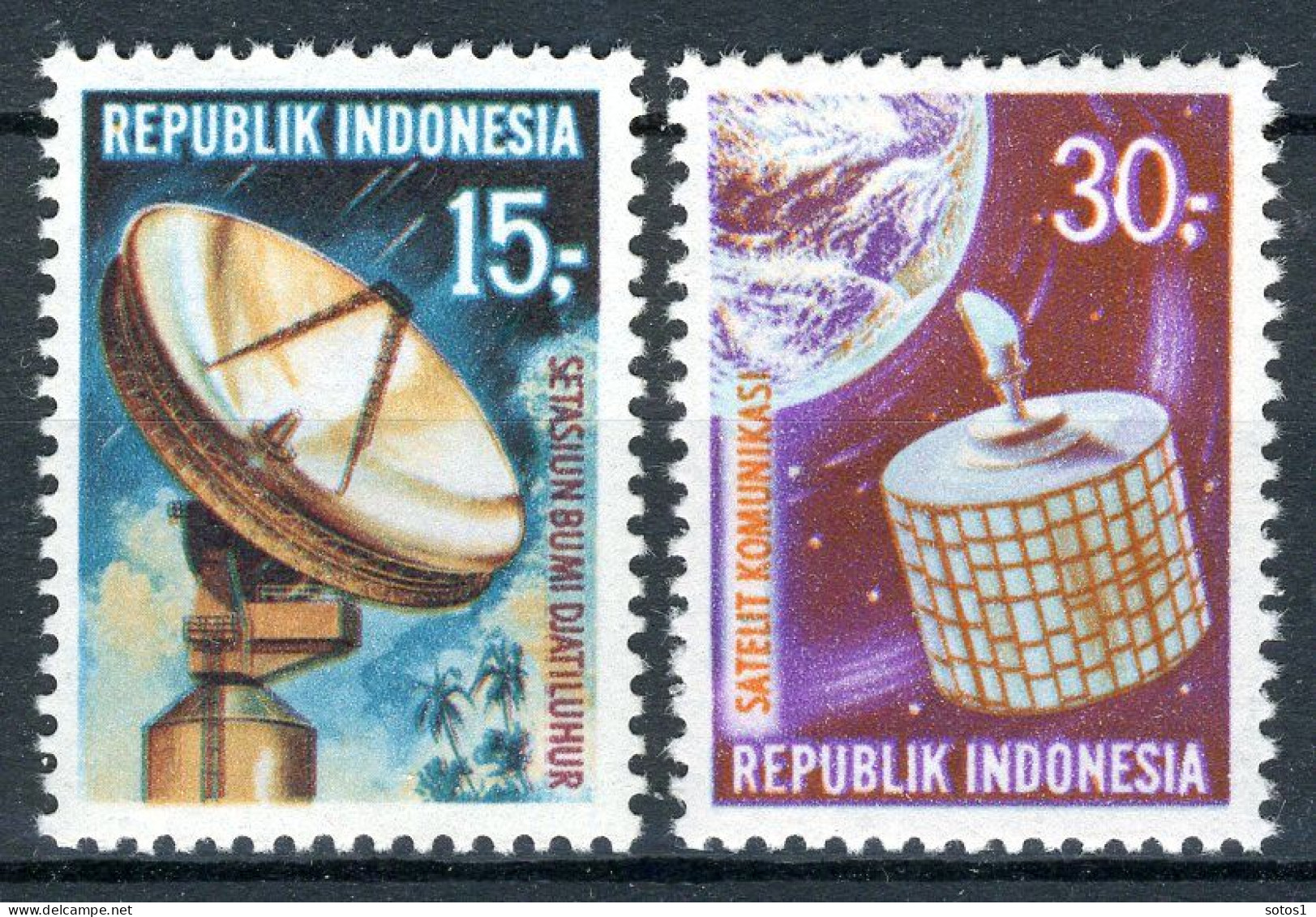 INDONESIE: ZB 661/662 MNH 1969 Tele-communicatie - Indonesien
