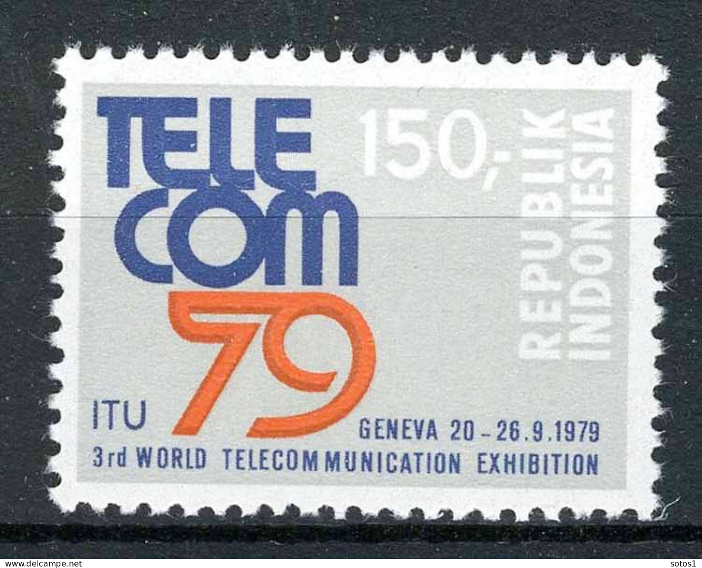 INDONESIE: ZB 970 MNH 1979  Int. Tentoonstelling Telecommunicatie Genève -4 - Indonesia