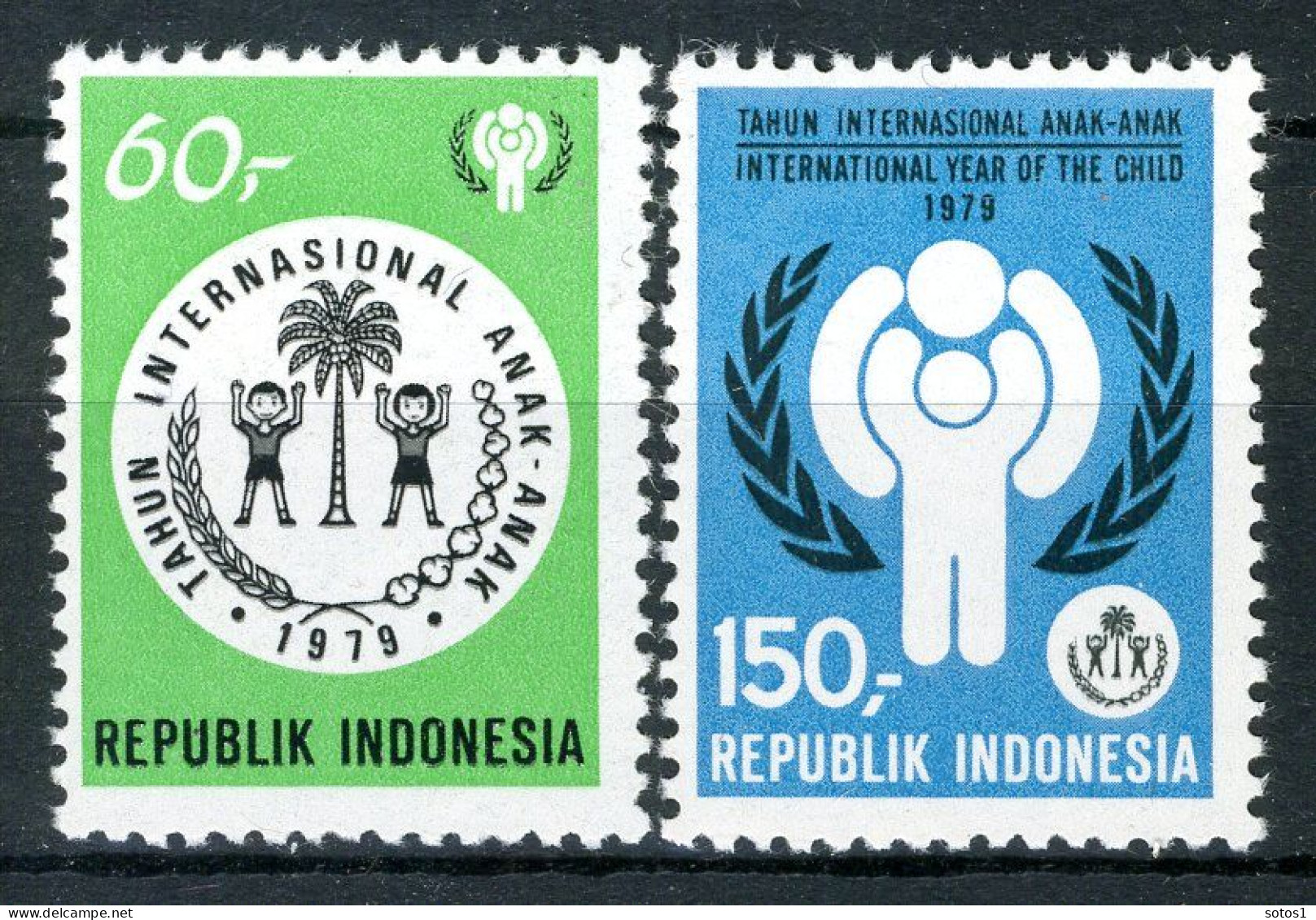 INDONESIE: ZB 968/969 MNH 1979 Internationaal Jaar Van Het Kind -4 - Indonesia