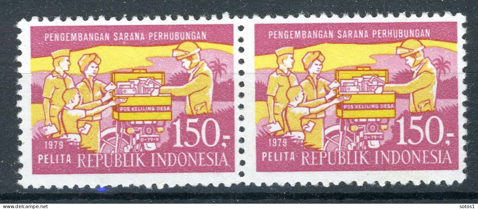 INDONESIE: ZB 957 MNH 1979 Derde Vijfjarenplan (2 Stuks) - Indonesië