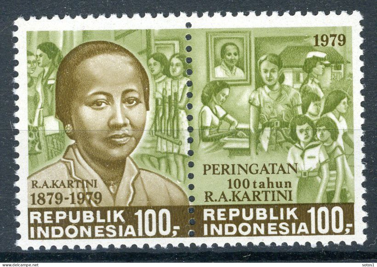 INDONESIE: ZB 958/959 MNH 1979 100ste Geboortedag R.A. Kartini - Indonesien