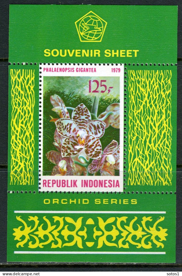 INDONESIE: ZB 951 MNH Blok 35 1979 Indonesische Orchideën -2 - Indonesia