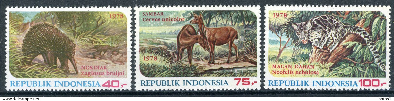 INDONESIE: ZB 930/932 MNH 1978 Beschermde Dieren -1 - Indonésie