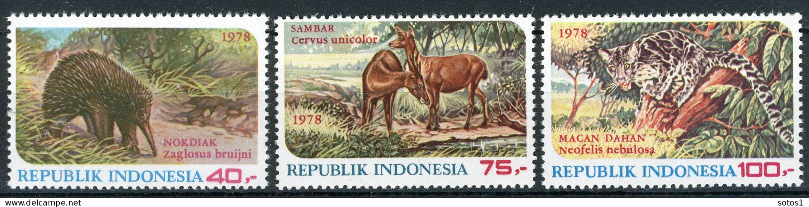 INDONESIE: ZB 930/932 MNH 1978 Beschermde Dieren -2 - Indonesia