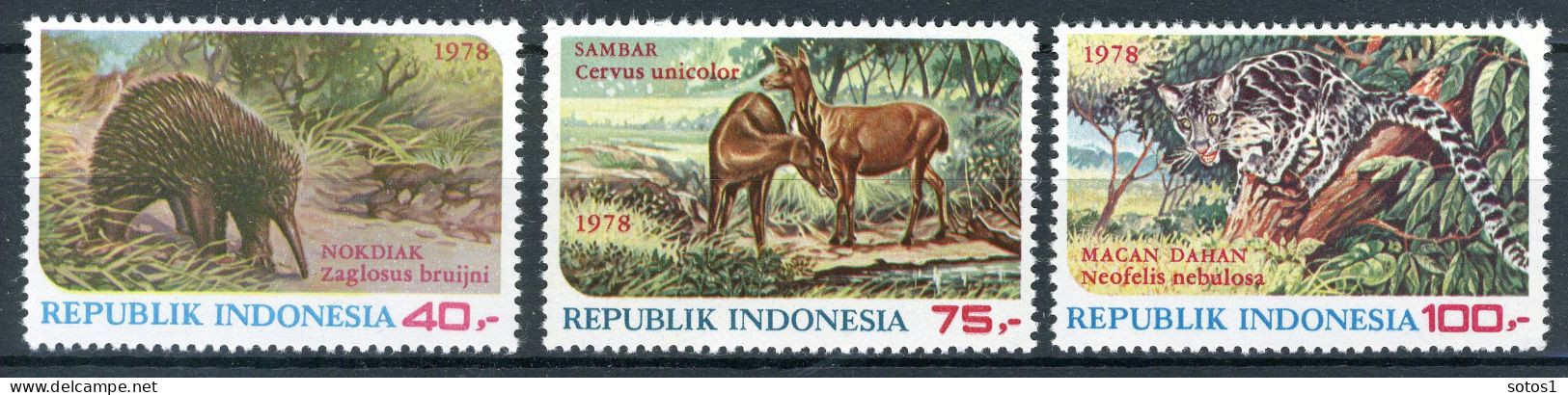 INDONESIE: ZB 930/932 MNH 1978 Beschermde Dieren - Indonesia