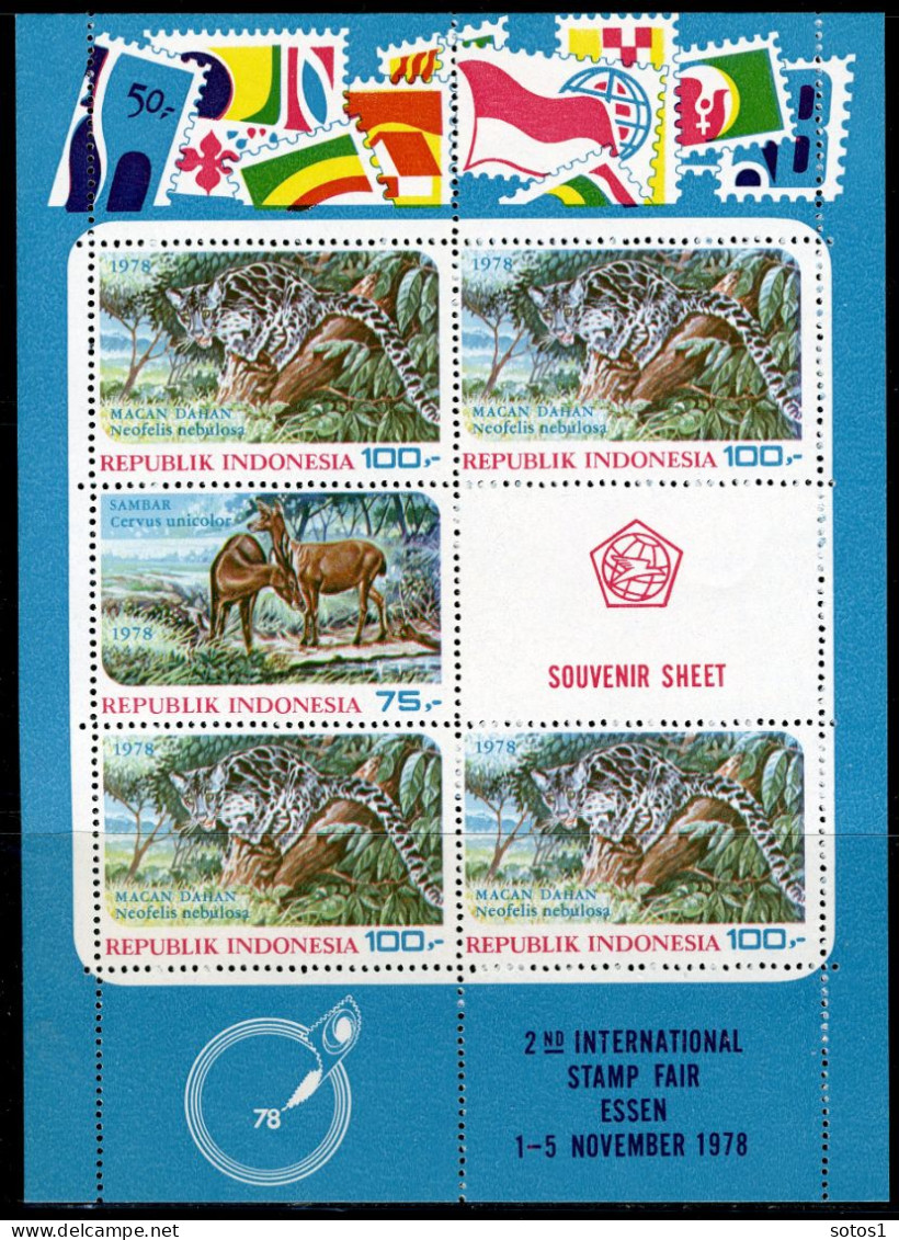 INDONESIE: ZB 933/934 MNH Blok 32/33 1978 Beschermde Dieren -1 - Indonésie