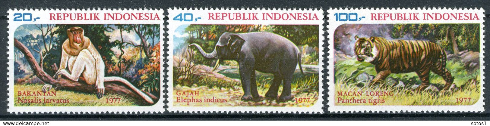 INDONESIE: ZB 908/910 MNH 1977 Beschermde Dieren - Indonésie