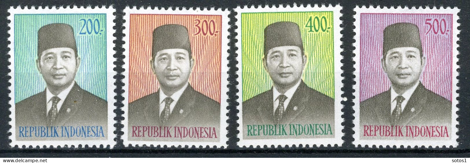 INDONESIE: ZB 855/858 MNH 1976 President Soeharto -2 - Indonésie