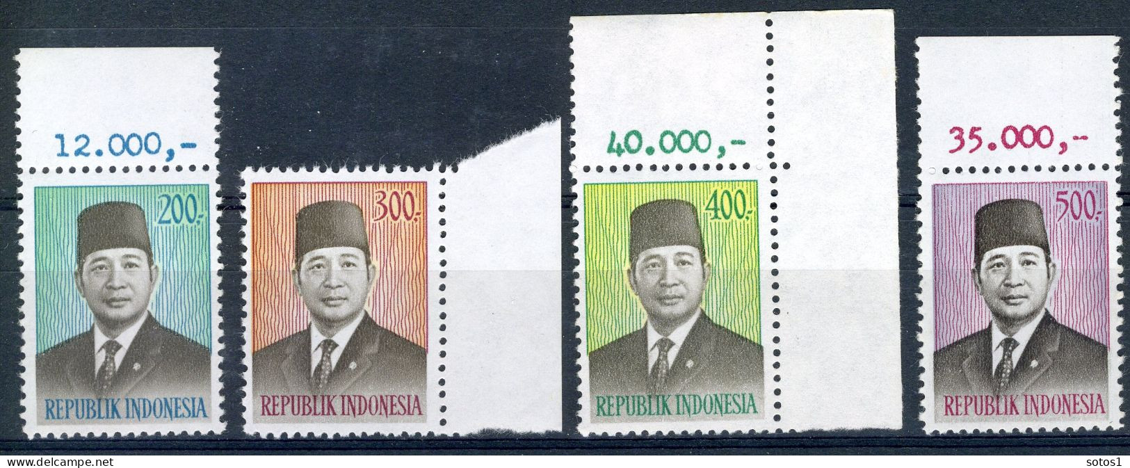 INDONESIE: ZB 855/858 MNH 1976 President Soeharto - Indonesia