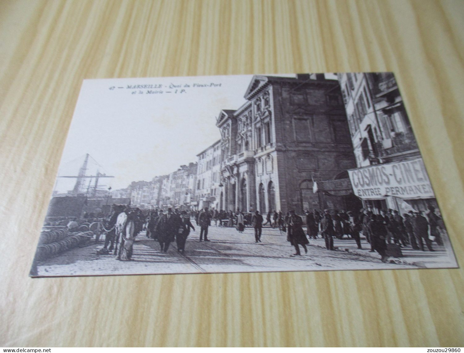 CPA Marseille (13).Quai Du Vieux-Port Et La Mairie - Carte Animée. - Old Port, Saint Victor, Le Panier