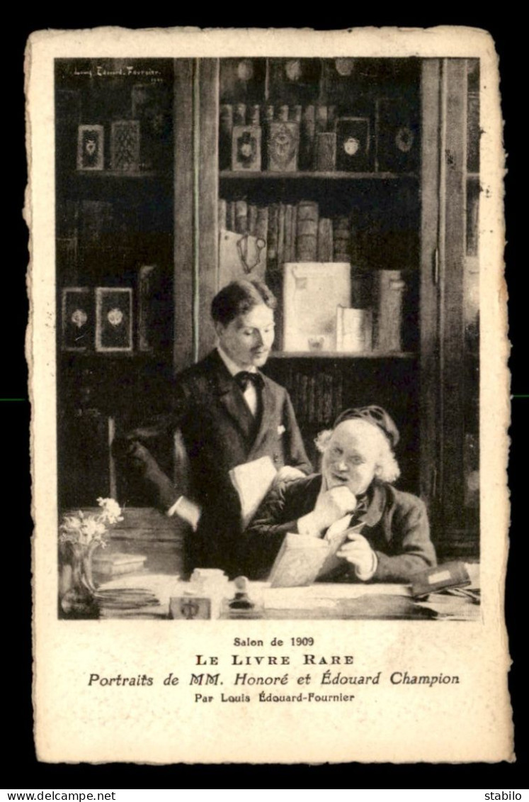 AUTOGRAPHE - EDOUARD CHAMPION (1882-1938) LIBRAIRE, EDITEUR  - Other & Unclassified