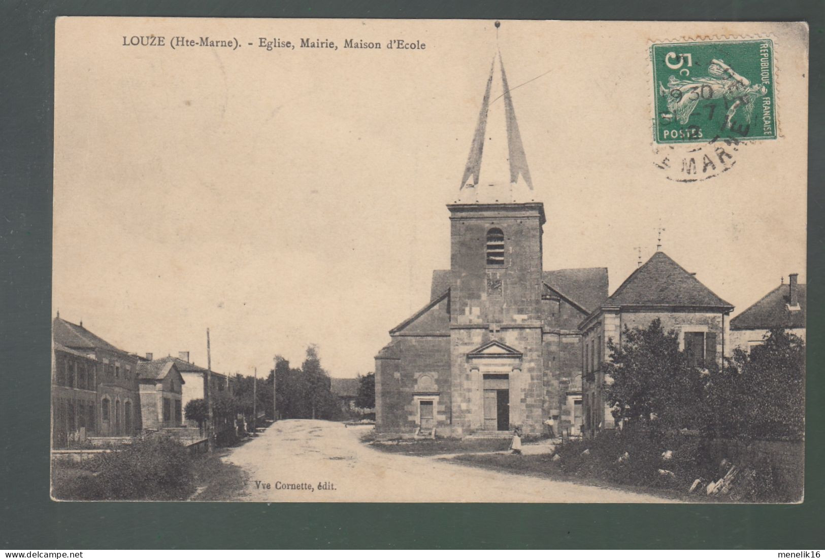CP - 52 - Louze - Eglise - Mairie - Maison D'Ecole - Sonstige & Ohne Zuordnung