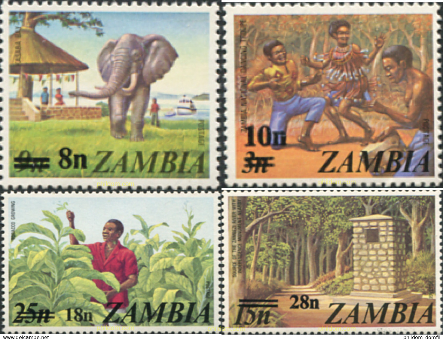 79714 MNH ZAMBIA 1979 SERIE BASICA - Zambie (1965-...)