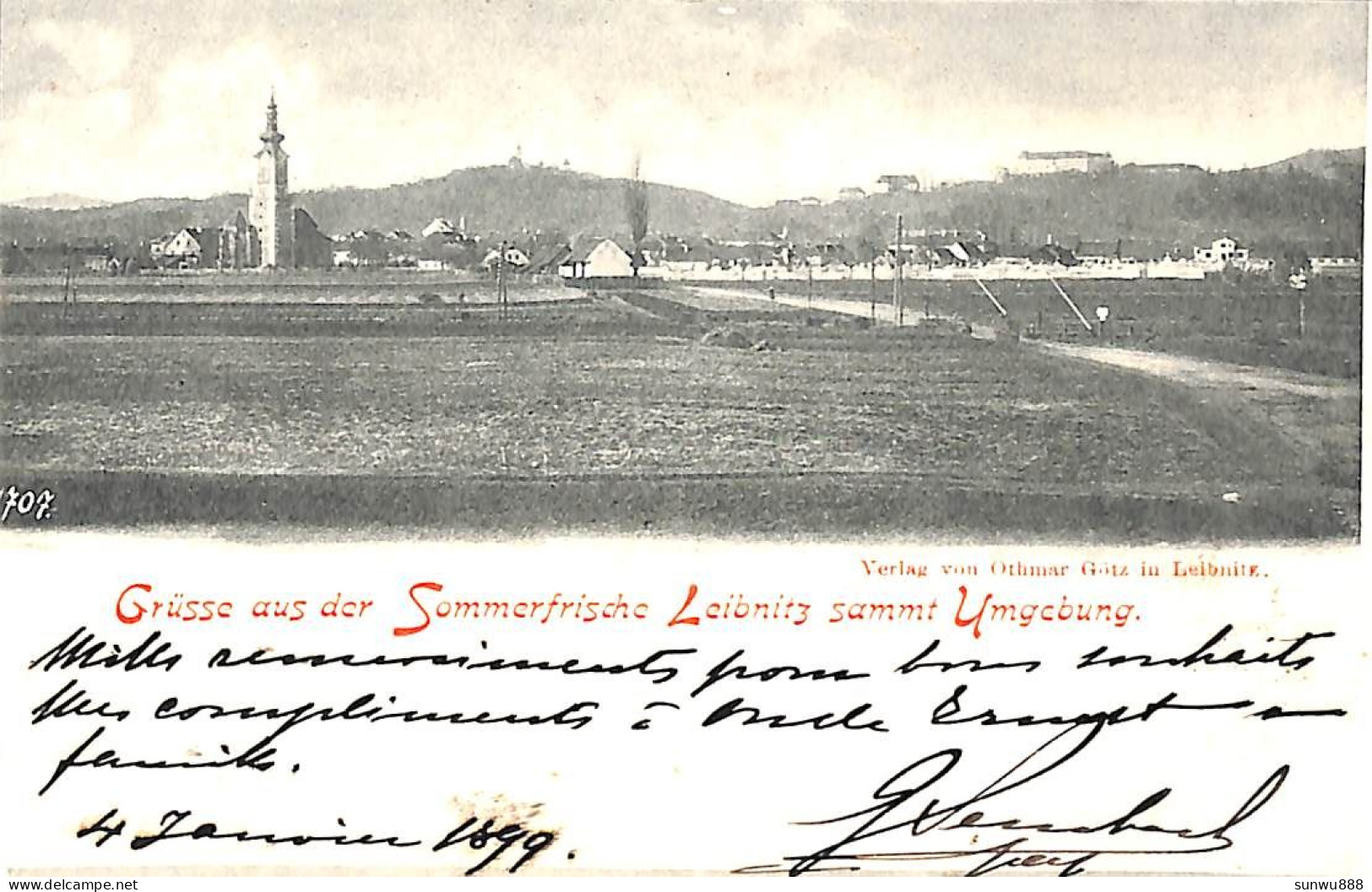 Grüsse Aus Der Sommerfrische Leibnitz Sammt Umgebung (Verlag Othmar Götz 1899) - Leibnitz