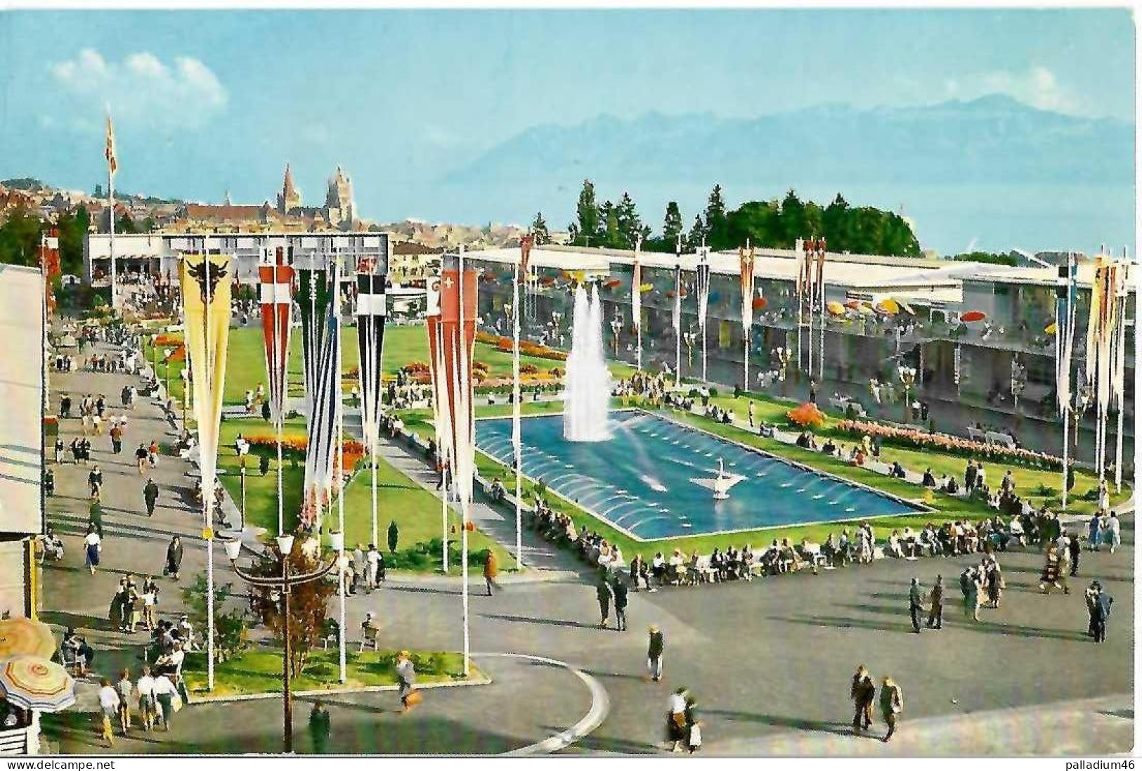 VD LAUSANNE - Le Palais De Beaulieu Comptoir Suisse No 35 - 9.09.1957 - Lausanne