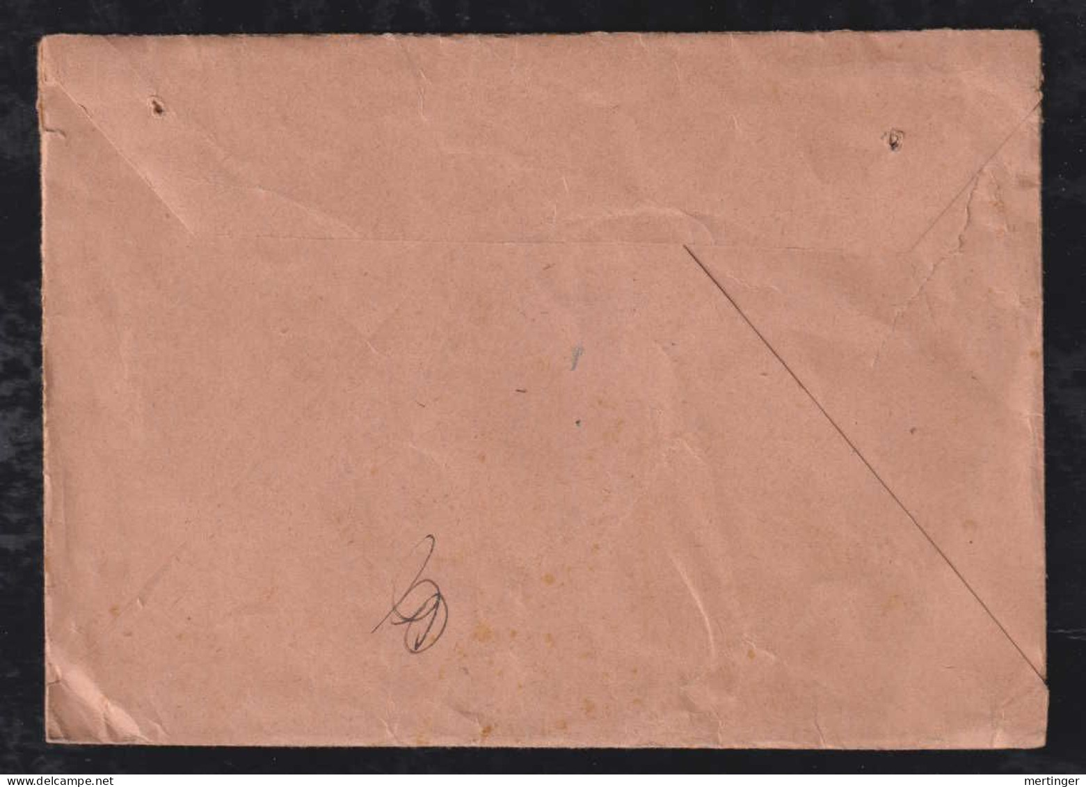 BRD Bund 1952 Einschreiben Mischsendung Luftpost 2DM + 5Pf Posthorn WUPPERTAL RONSDORF X SAO PAULO Brasilien - Storia Postale
