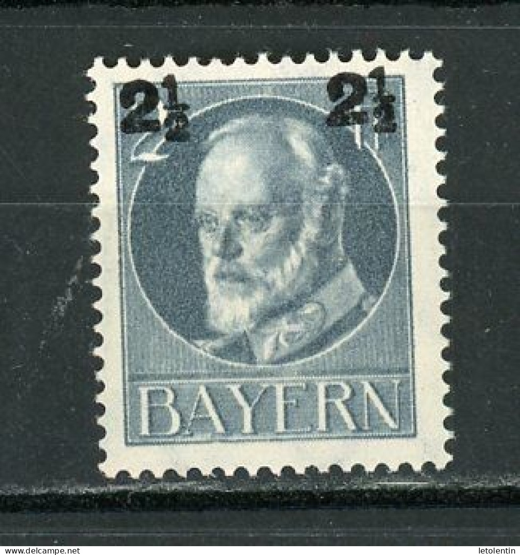 ALLEMAGNE - BAVIERE   N° Yvert 115* - Mint