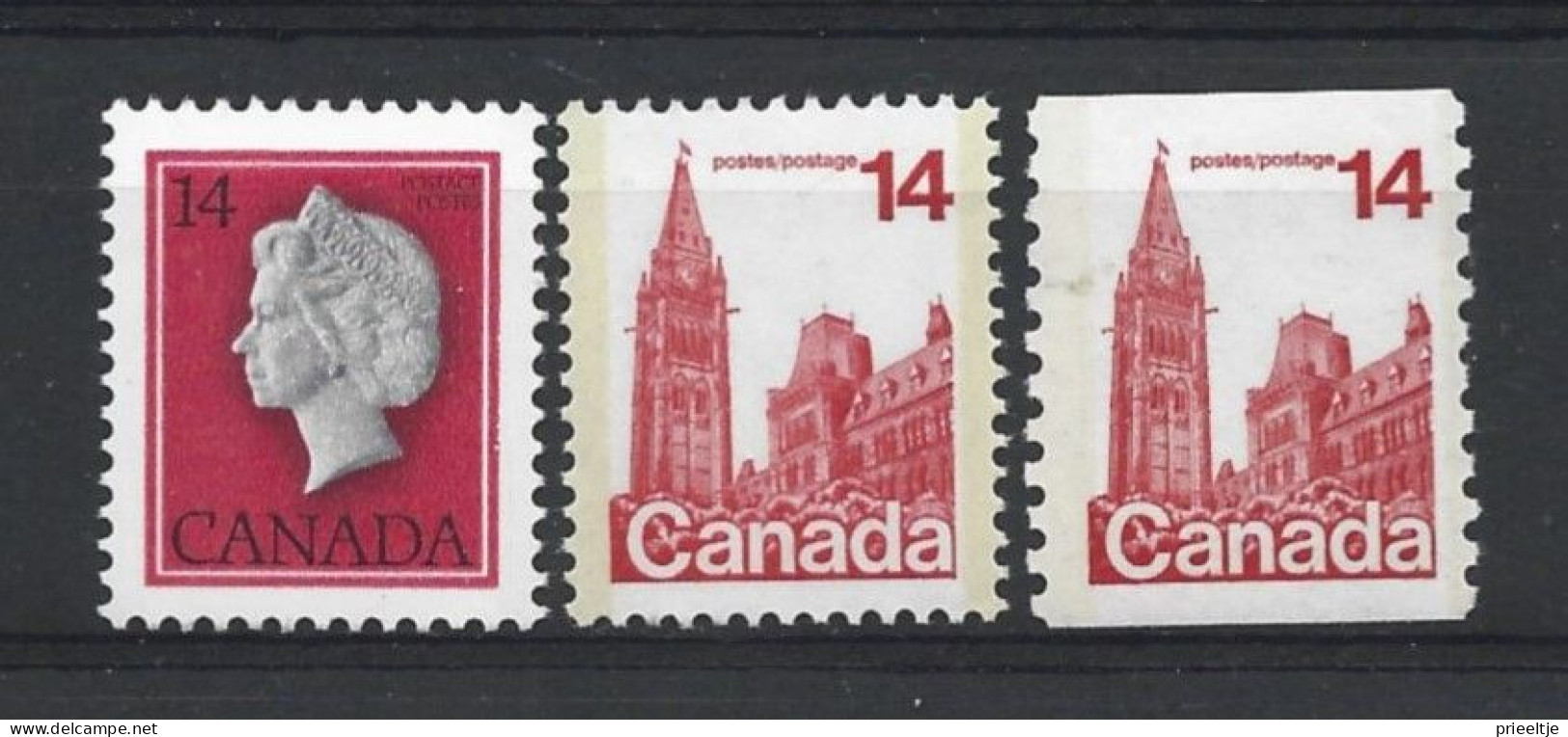 Canada 1978  Definitives Y.T. 656/657a ** - Neufs