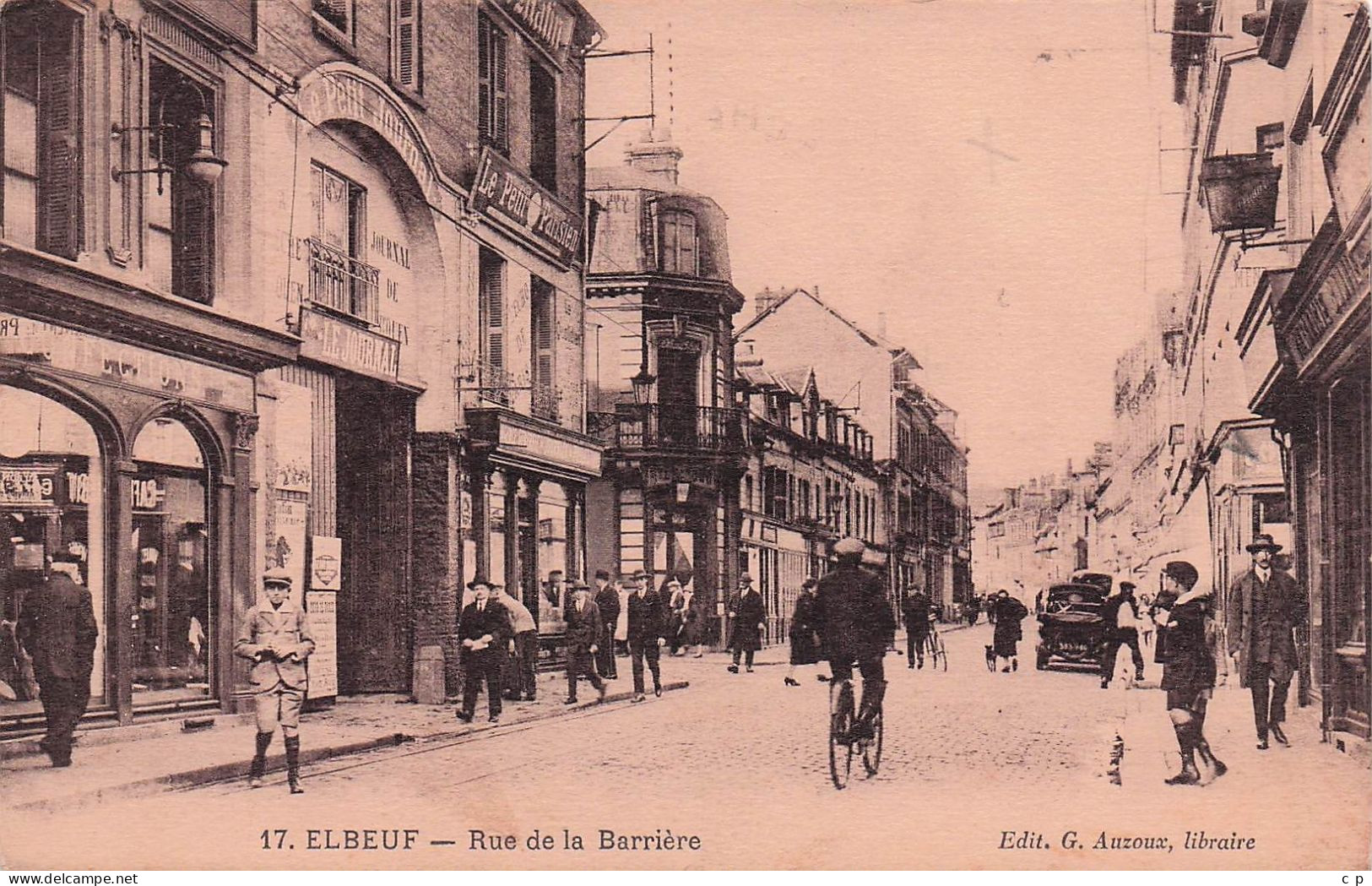 Elbeuf - Rue De La Barriere -   CPA °J - Elbeuf