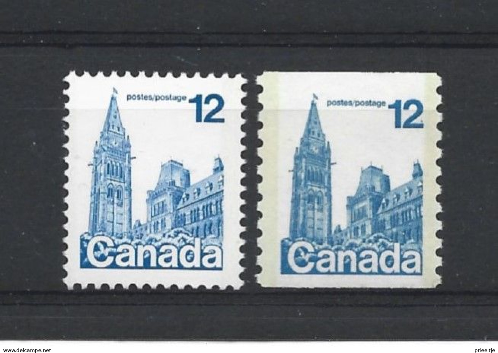 Canada 1977 Parliament Def. Y.T. 631/631a ** - Unused Stamps