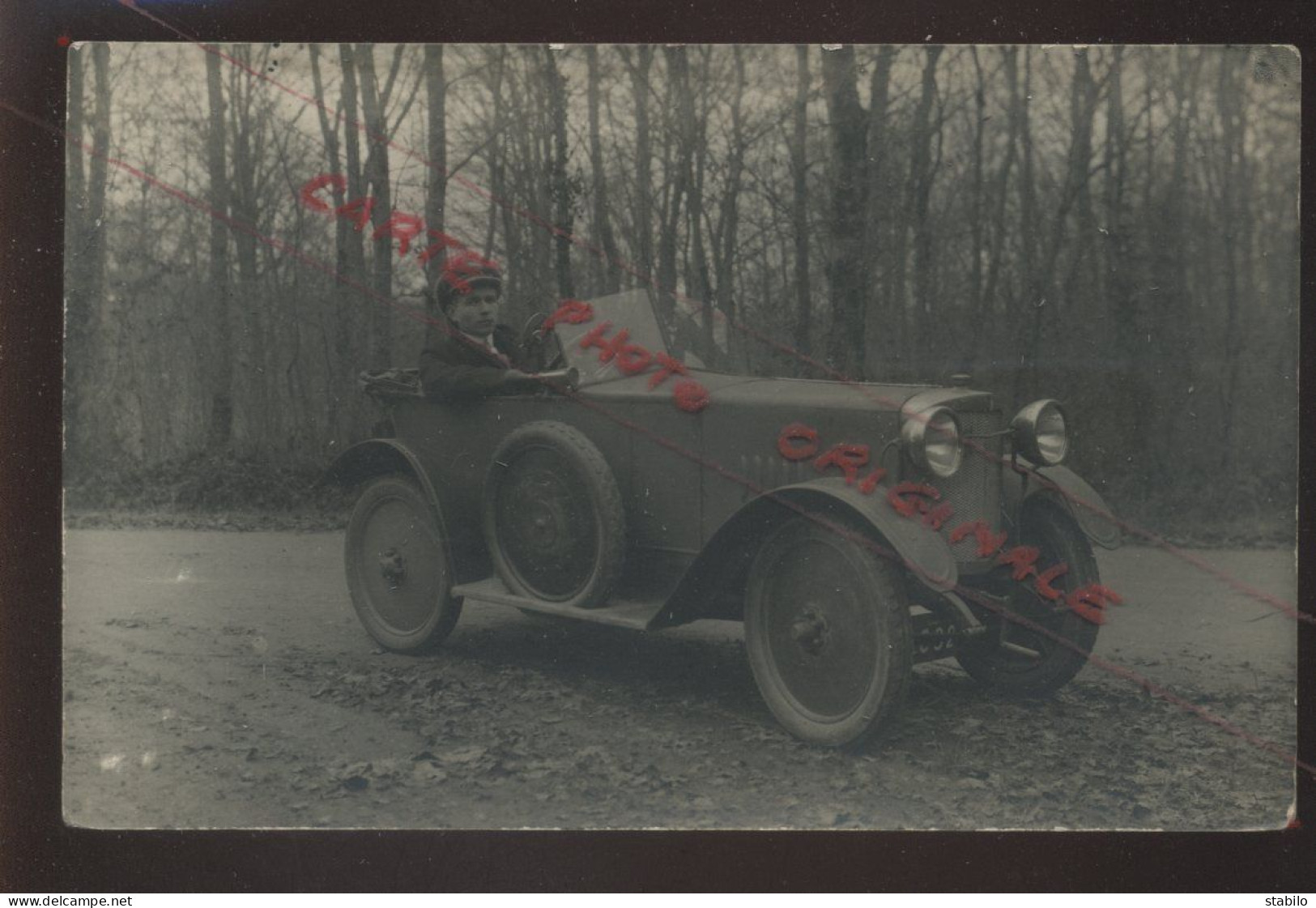 AUTOMOBILES - ANCIENNE - CARTE PHOTO ORIGINALE - Passenger Cars