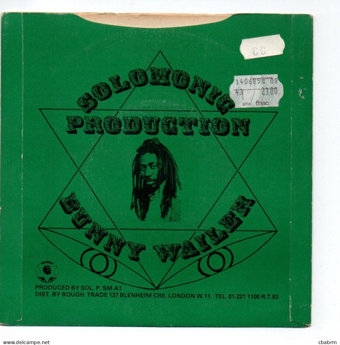 SP 45 TOURS BUNNY WAILER RISE AND SHINE 1981 UK Solomonic – SM-A1 - 7" - Reggae