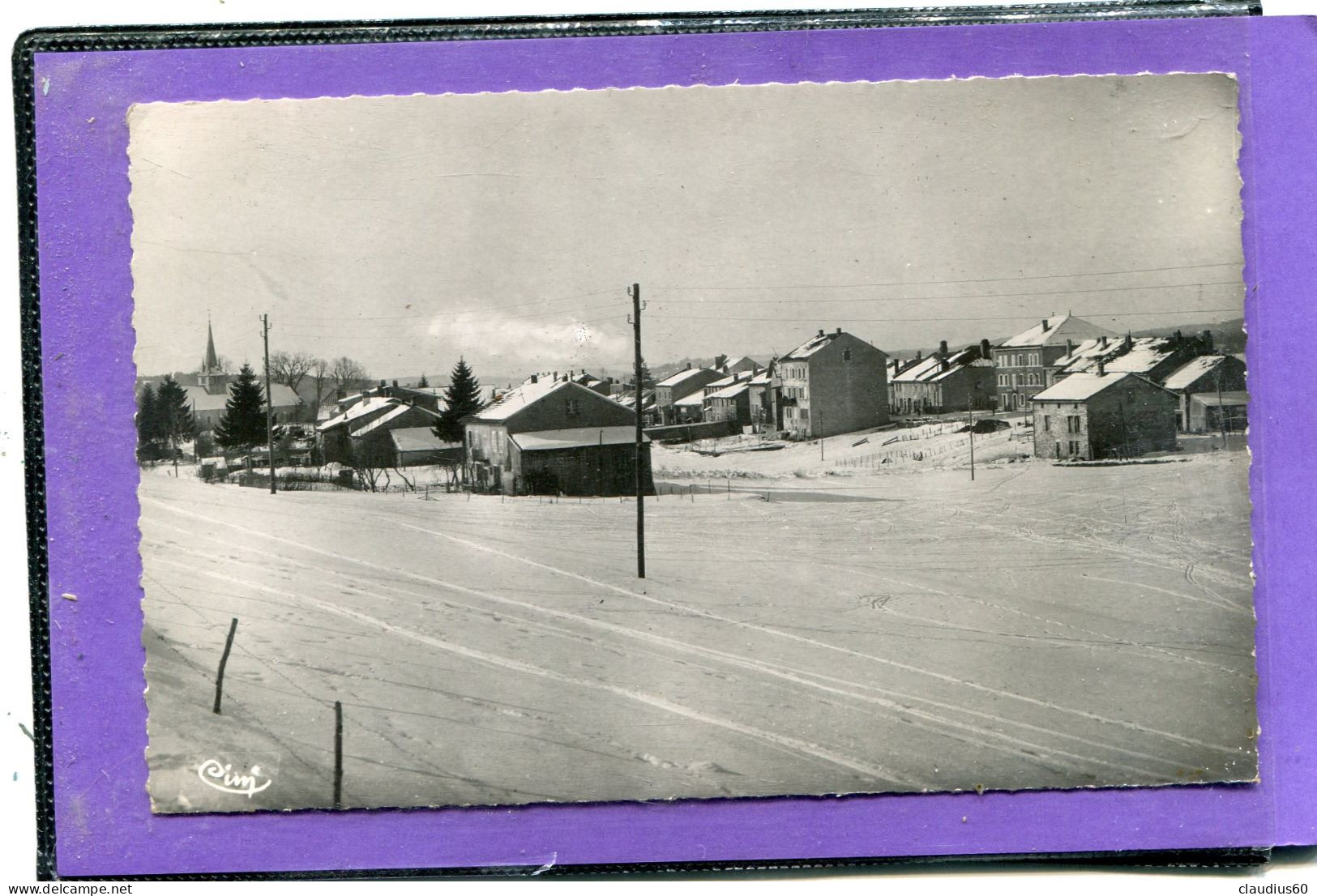 39  .LONGCHAUMOIS   ,  Sous  La  Neige      .cpsm  9 X 14 . - Other & Unclassified