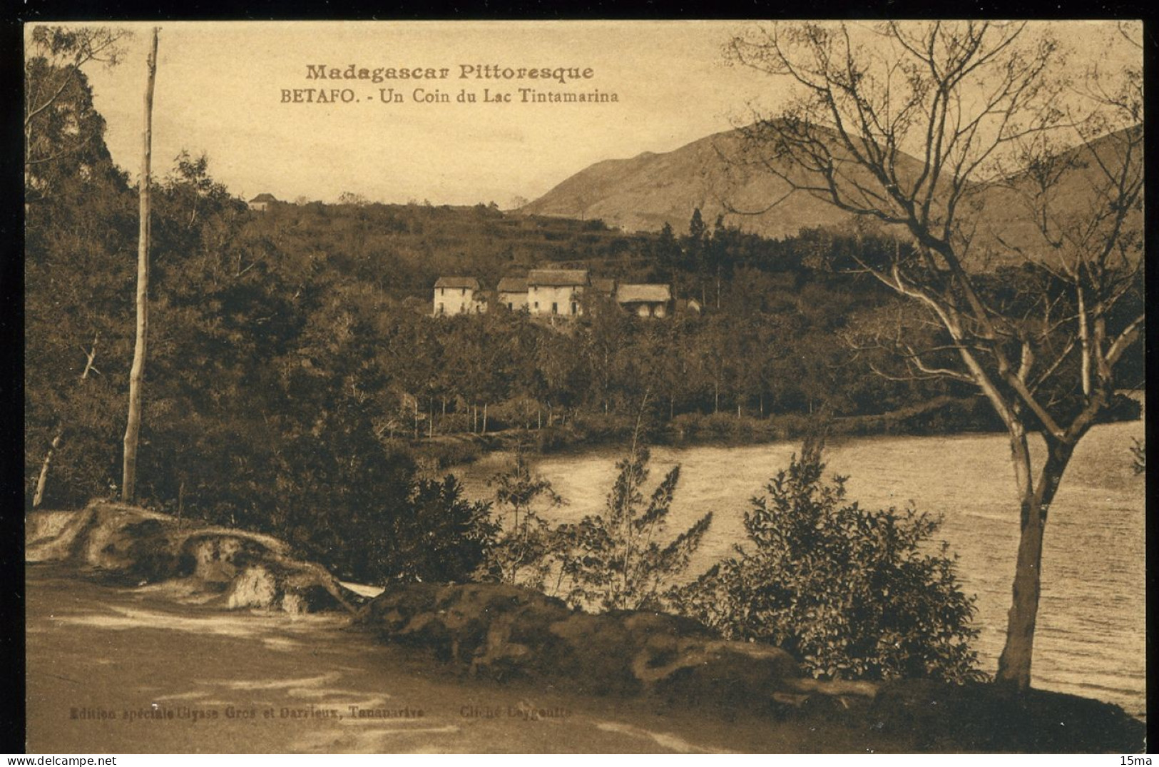 Betafo Un Coin Du Lac Tintamarina Madagascar Pittoresque Gros Et Darrieux 1925 - Madagaskar