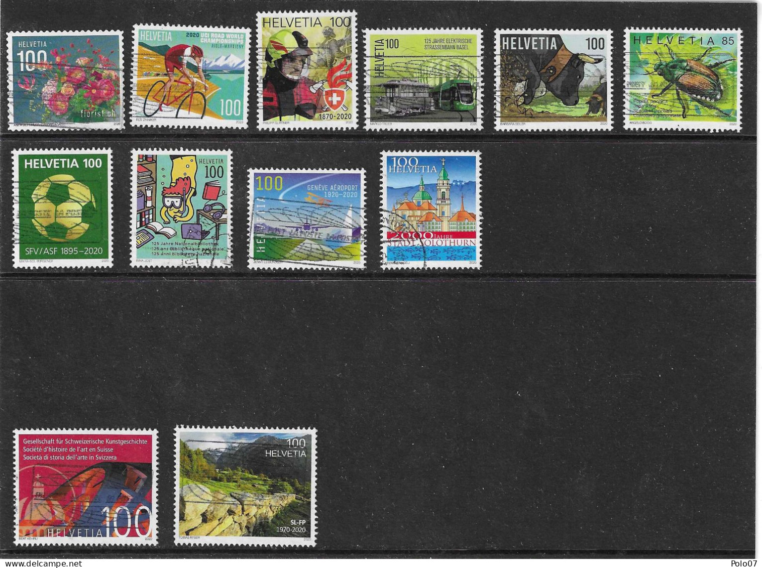 2020 Batch 15 TOUS LES TIMBRES ISOLÉS DE L'ANNÉE ! ! !  40 CTS LE TIMBRE - Gebraucht