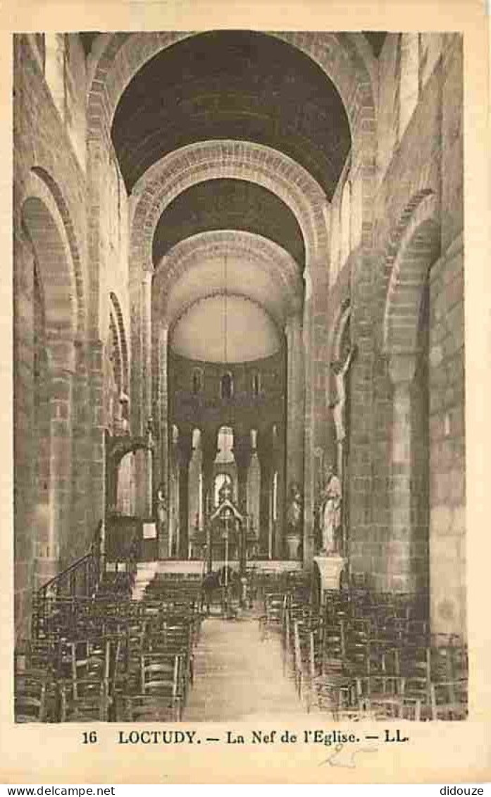 29 - Loctudy - La Nef De L'Eglise - CPA - Voir Scans Recto-Verso - Loctudy