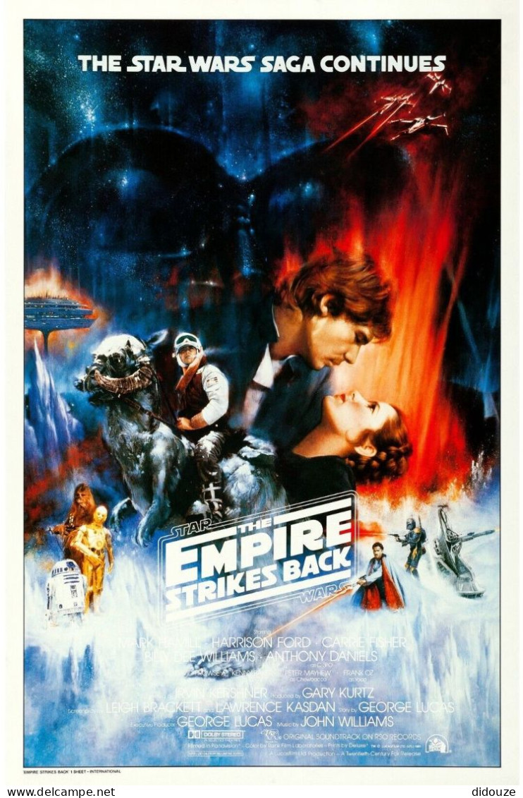 Cinema - Star Wars - The Empire Strikes Back - Illustration Vintage - Affiche De Film - CPM - Carte Neuve - Voir Scans R - Posters On Cards