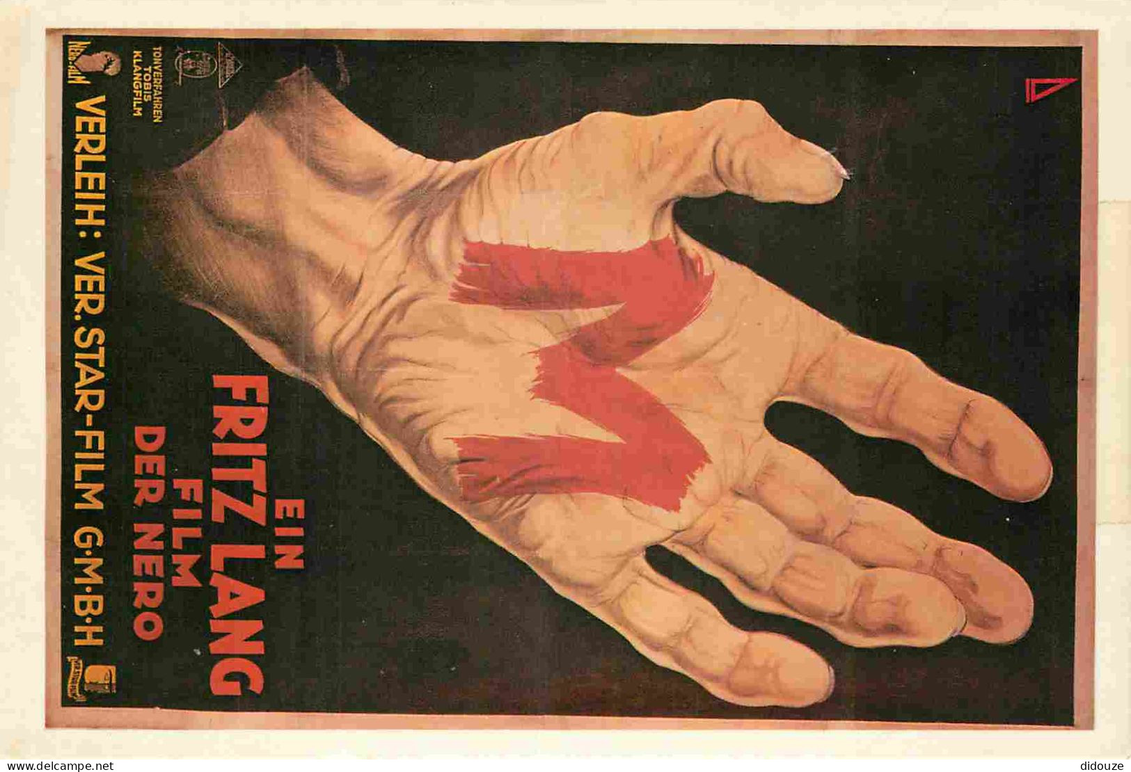 Cinema - Affiche De Film - Ein Fritz Lang - CPM - Voir Scans Recto-Verso - Affiches Sur Carte