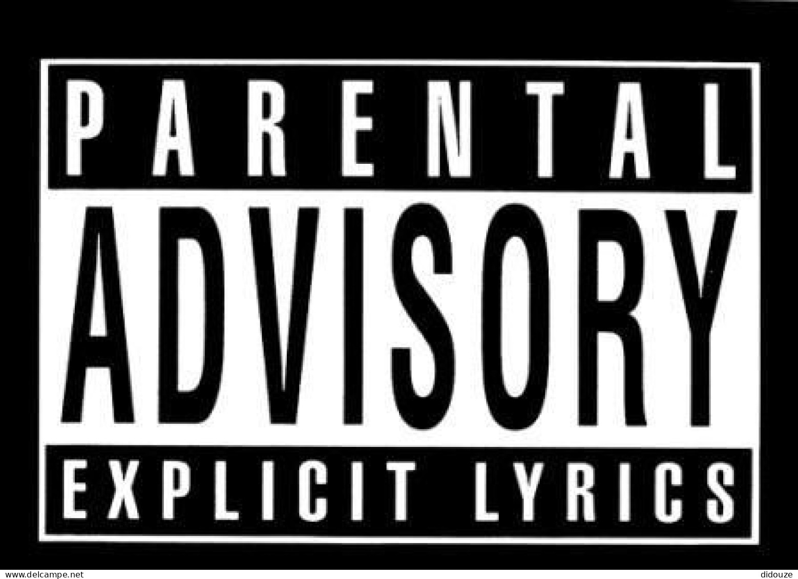 Musique - Parental Advisory Explicit Lyrics - Carte Vierge - Music And Musicians