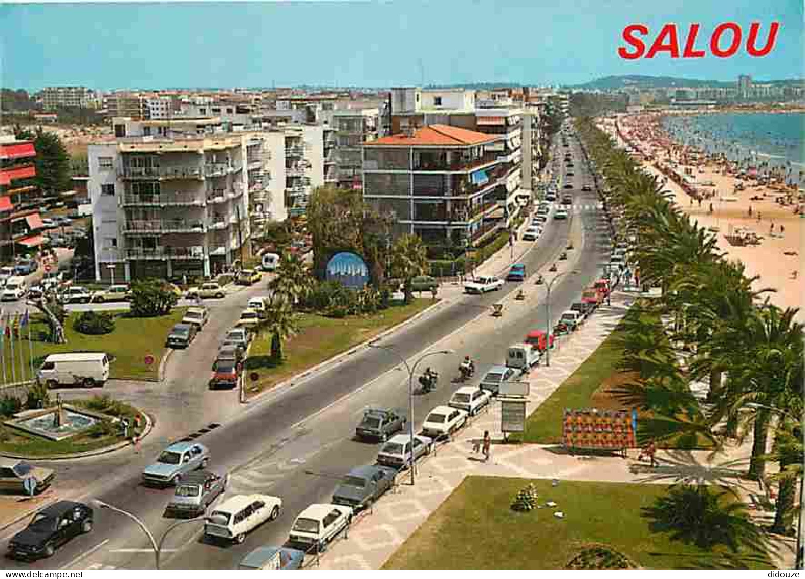 Automobiles - Espagne - Tarragona - Salou - Plaza Venus Y Paseo Miramar - CPM - Voir Scans Recto-Verso - Toerisme