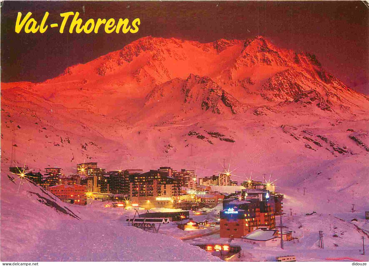 73 - Val Thorens - La Station Dby Night - Vue De Nuit - CPM - Voir Scans Recto-Verso - Val Thorens