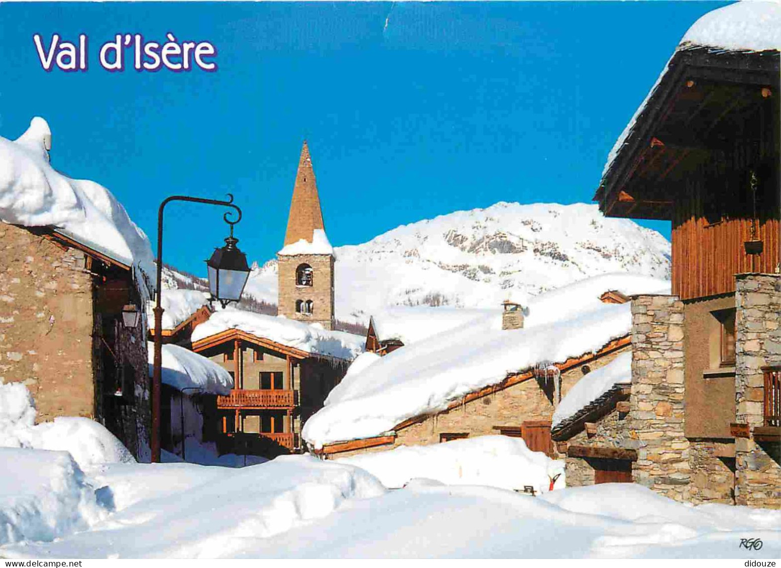 73 - Val D'Isère - Le Vieux Village Et Le Clocher Sous La Neige - CPM - Voir Scans Recto-Verso - Val D'Isere