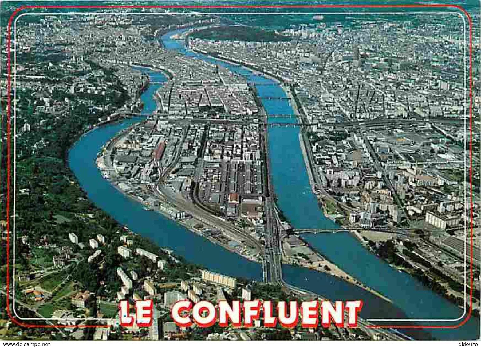 69 - Lyon - Vue Aérienne - Conluent Du Rhone Et De La Saone - CPM - Voir Scans Recto-Verso - Other & Unclassified