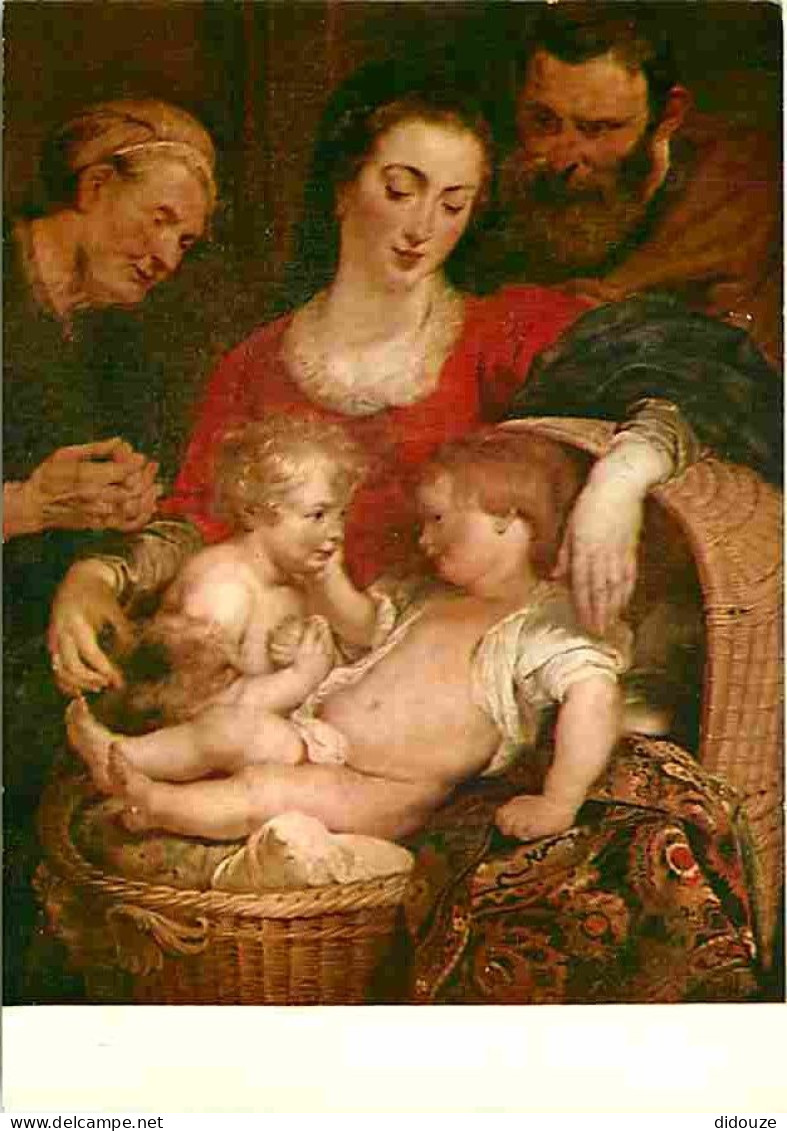 Art - Peinture Religieuse - Pierre Paul Rubens - La Sainte Famille - Firenze - Galleria Pitti - CPM - Voir Scans Recto-V - Paintings, Stained Glasses & Statues