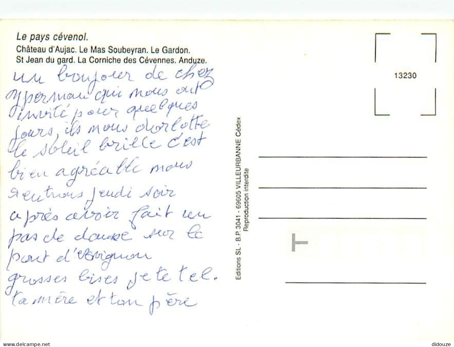 30 - Gard - Les Cévennes - Multivues - CPM - Voir Scans Recto-Verso - Sonstige & Ohne Zuordnung