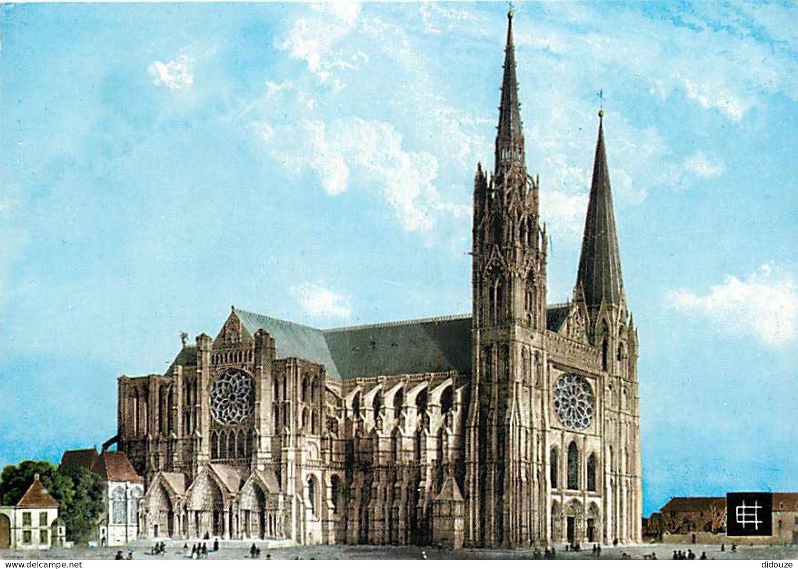 28 - Chartres - Cathédrale Notre Dame - Le Croisillon Nord, La Flèche Gothique - CPM - Voir Scans Recto-Verso - Chartres