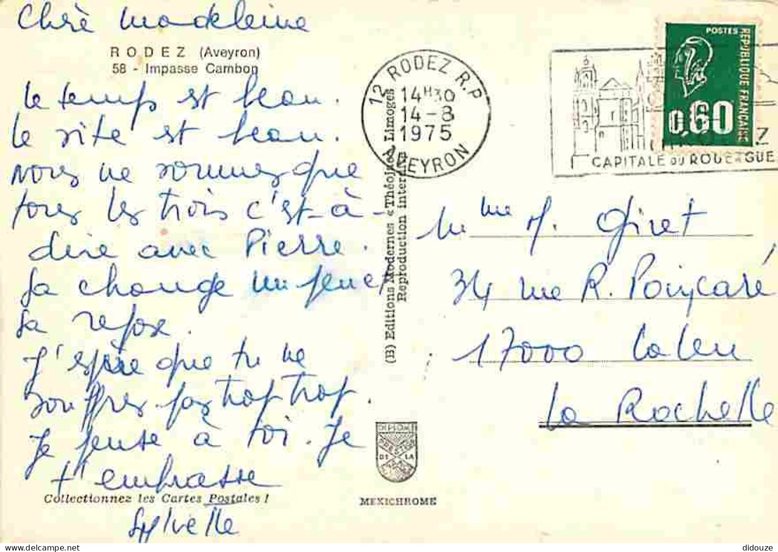 12 - Rodez - Impasse Cambon - CPM - Voir Scans Recto-Verso - Rodez