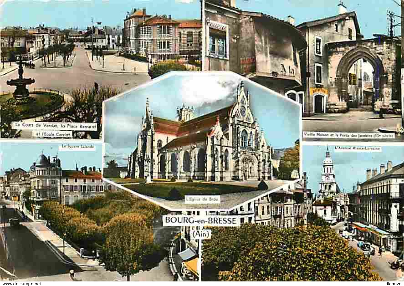 01 - Bourg En Bresse - Multivues - Automobiles - CPM - Voir Scans Recto-Verso  - Autres & Non Classés