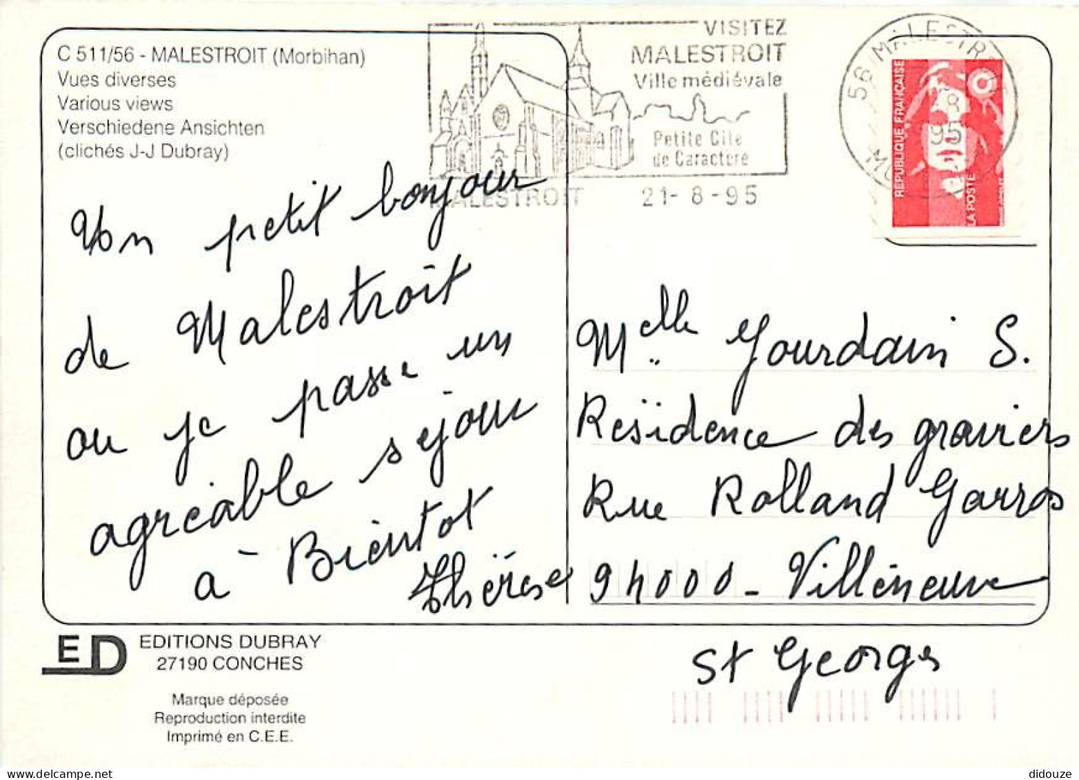 56 - Malestroit - Multivues - CPM - Voir Scans Recto-Verso - Malestroit