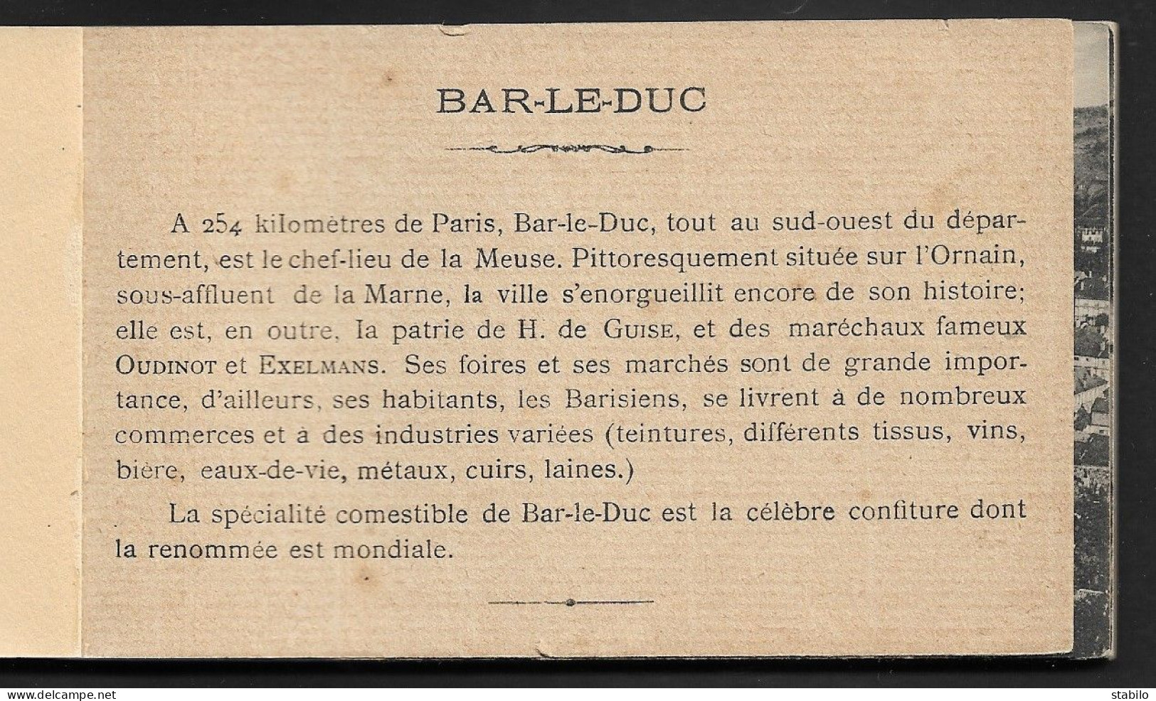 55 - BAR-LE-DUC - CARNET DE 12 CARTES  - Bar Le Duc