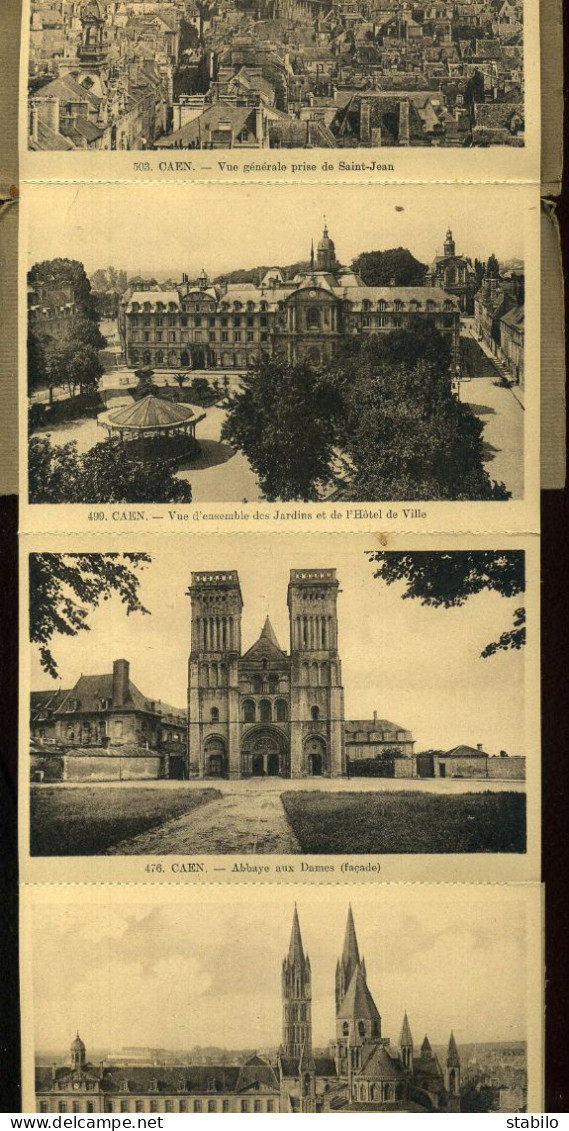 14 - CAEN - CARNET DEPLIANT DE 12 CARTES - Caen