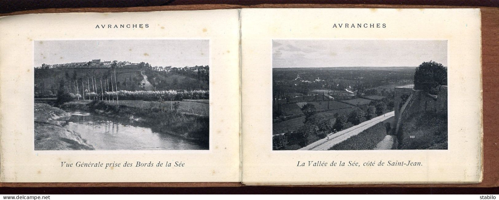 50 - AVRANCHES - LIVRET DE 12 VUES FORMAT 14 X 10.5 CM - Non Classés